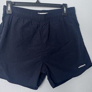 New Caloleyng Blue Men's Beach Swimming Trunks Shorts Pockets Size XLg Mesh Lin